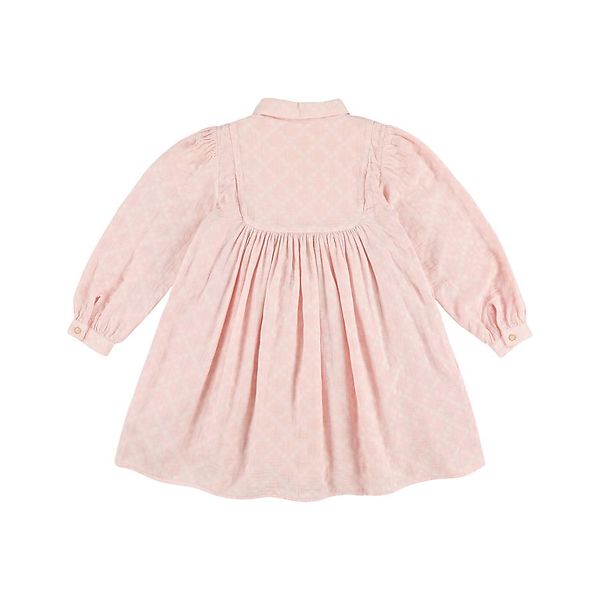 Kleid Tessa mit Kragen in Rose