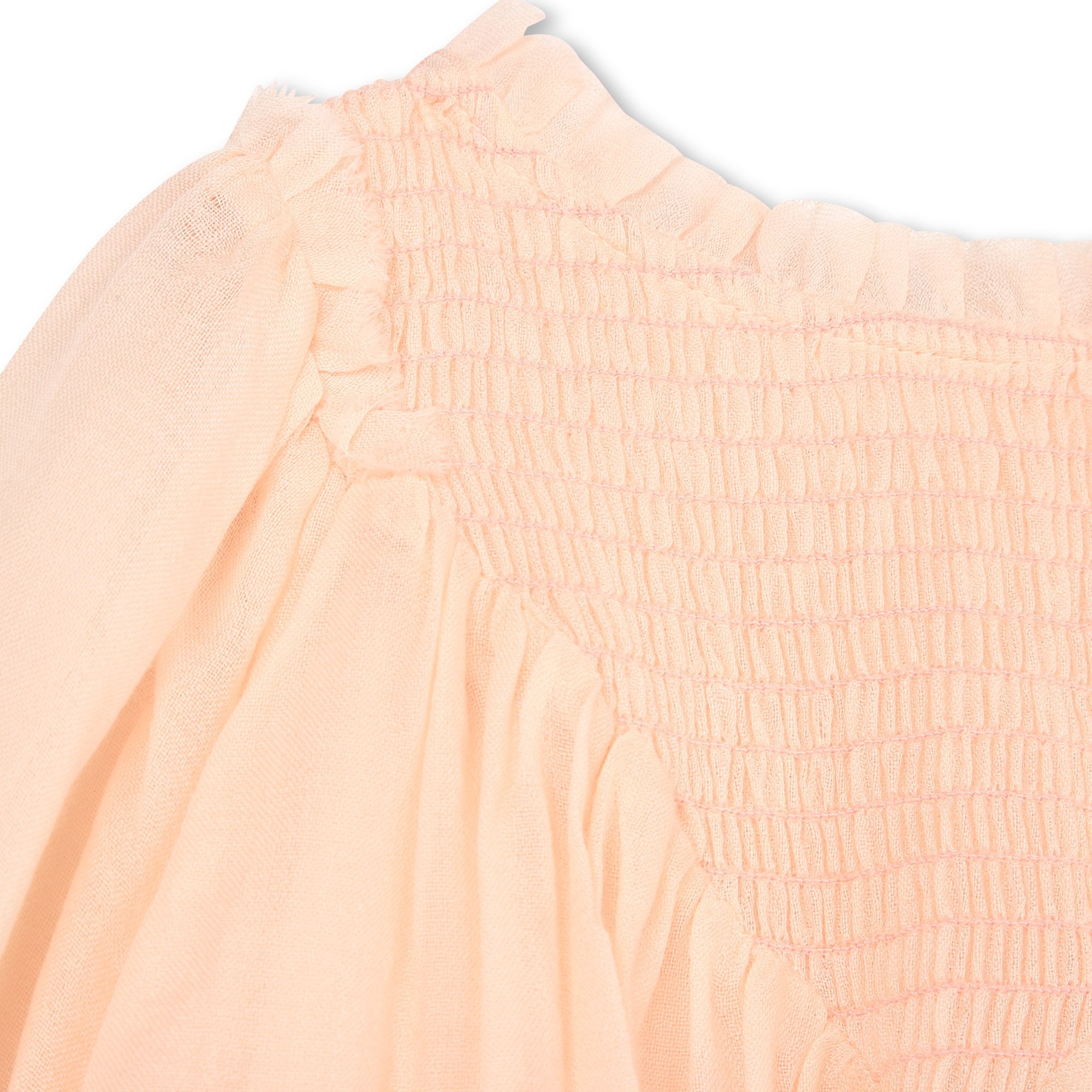 Kleid aus Seide in Rosa