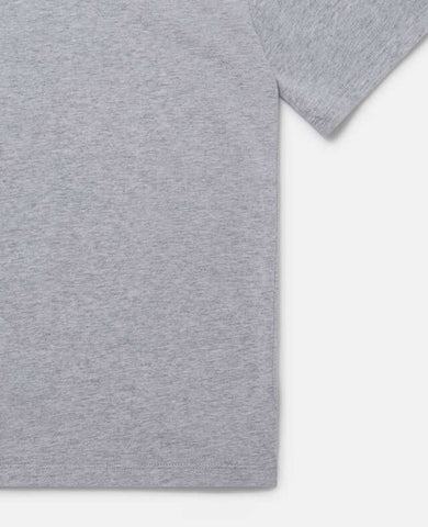 T-Shirt mit Einhorn Print in Grau