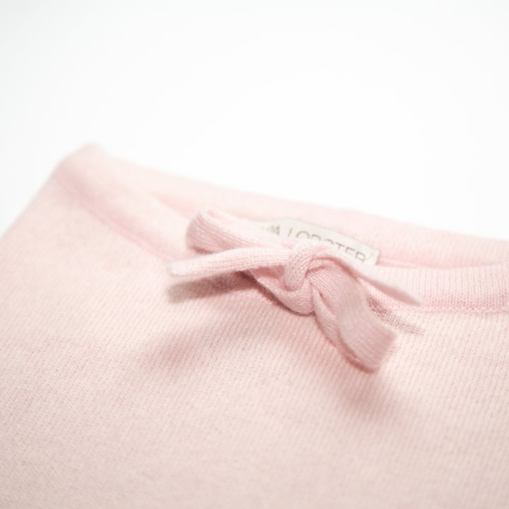 Baby Leggings aus Kaschmir in Rosa