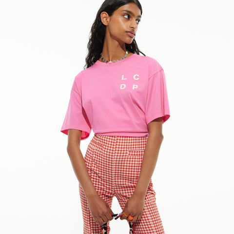 Oversized Logo T-Shirt in Pink