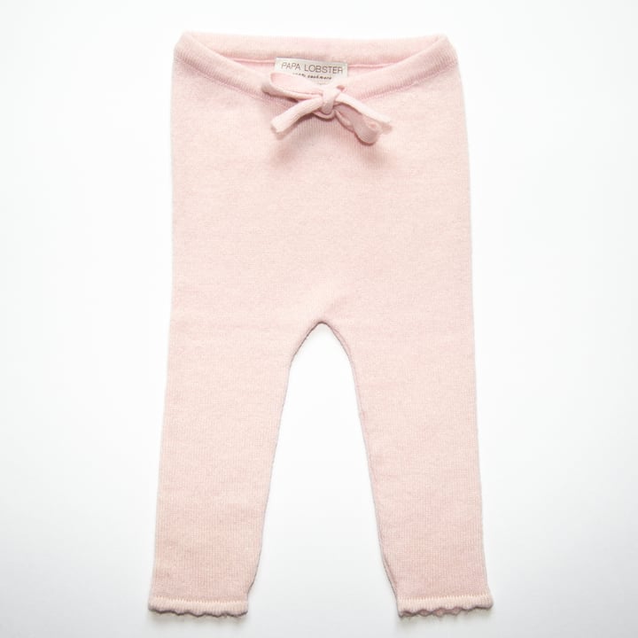 Baby Leggings aus Kaschmir in Rosa