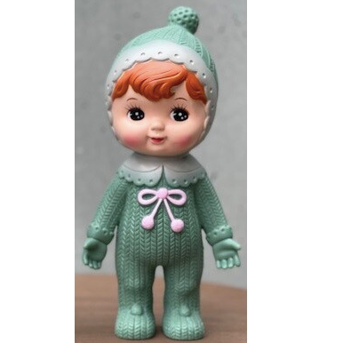 Retro Puppe in Grün