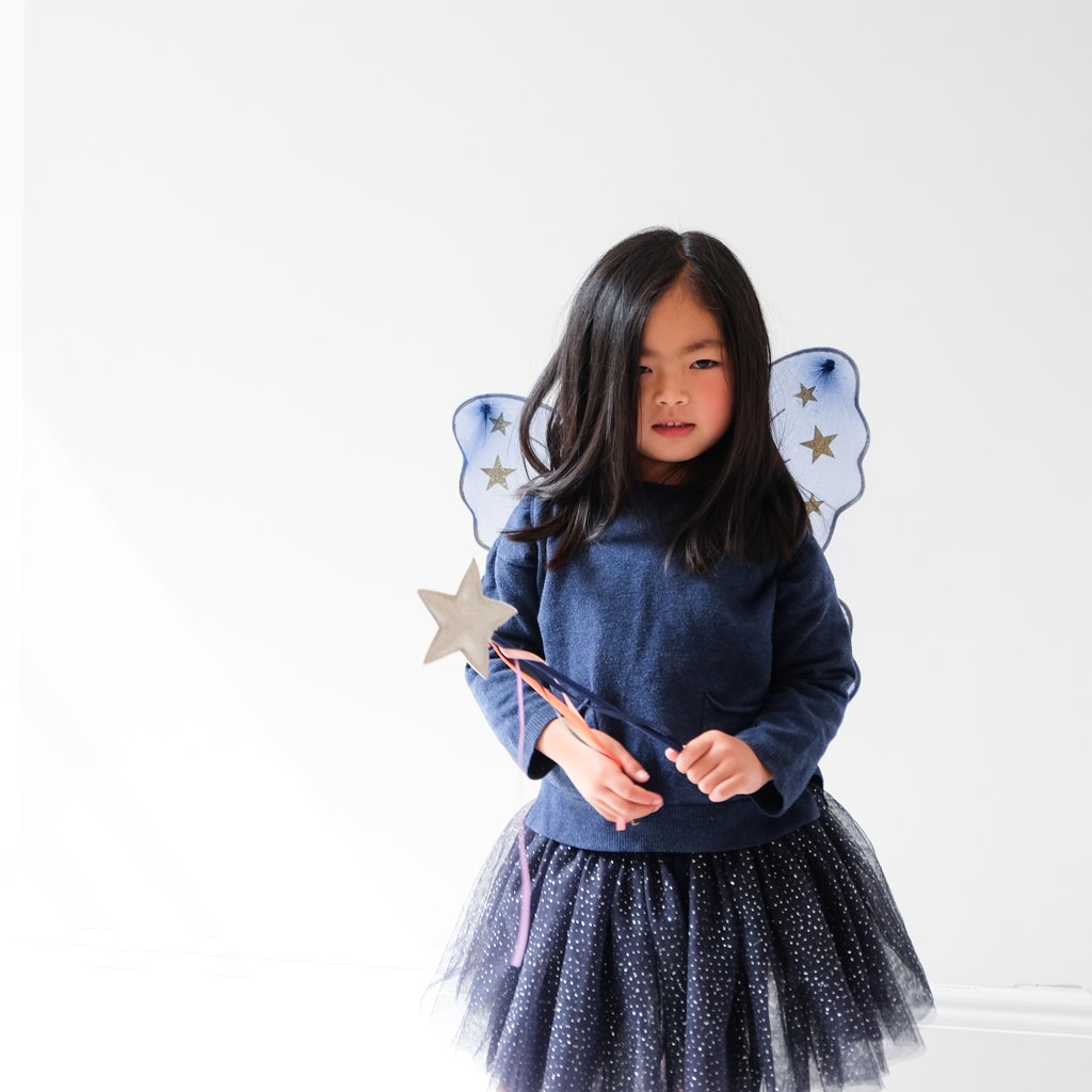 Glitzer Tutu in Navy