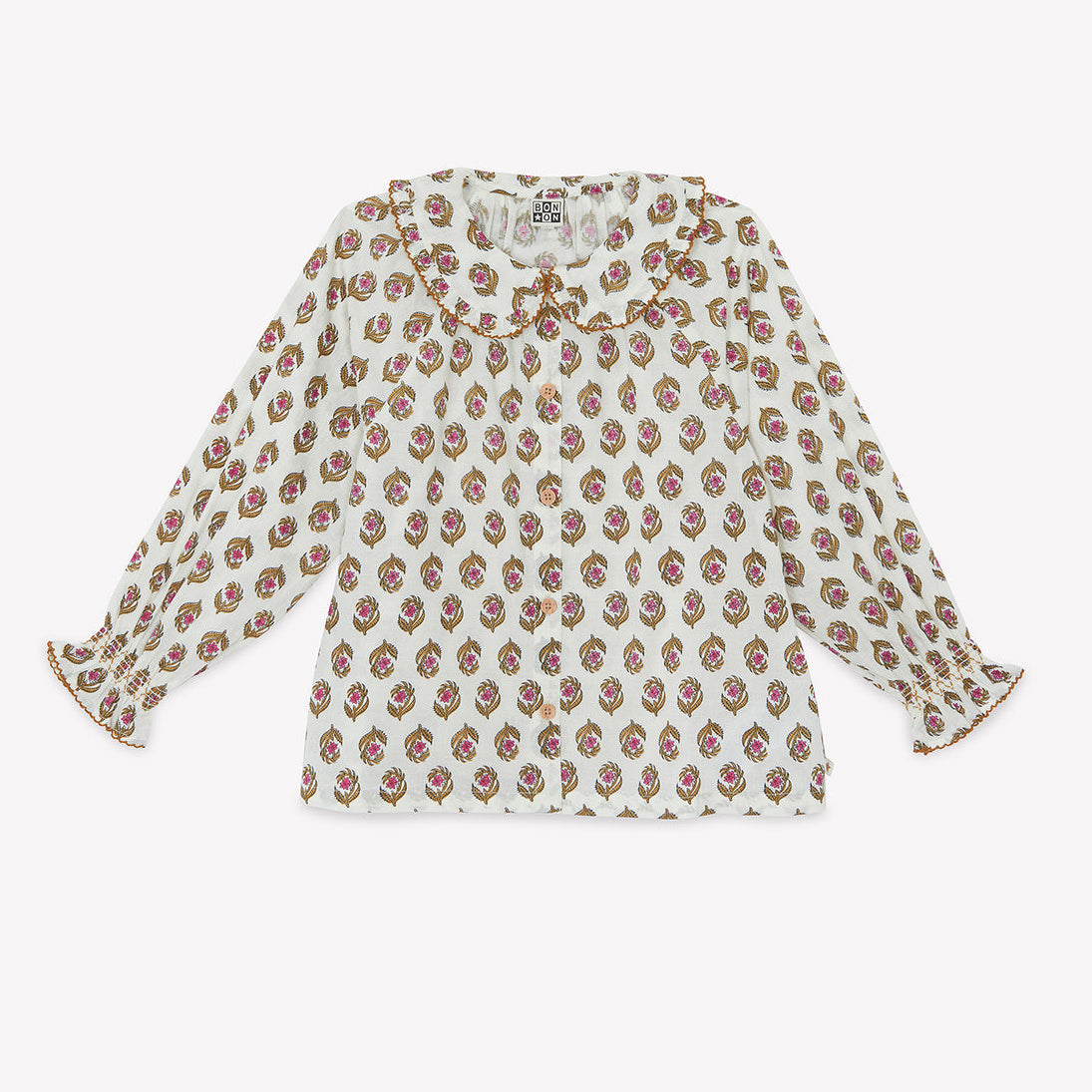 Gemusterte Bluse Figue