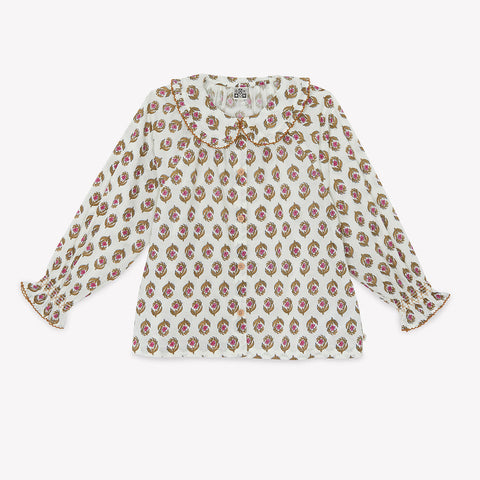 Gemusterte Bluse Figue