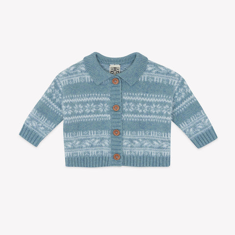 Baby Cardigan Lucien in Hellblau