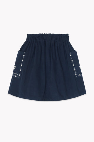 Kordrock Ruche in Dunkelblau