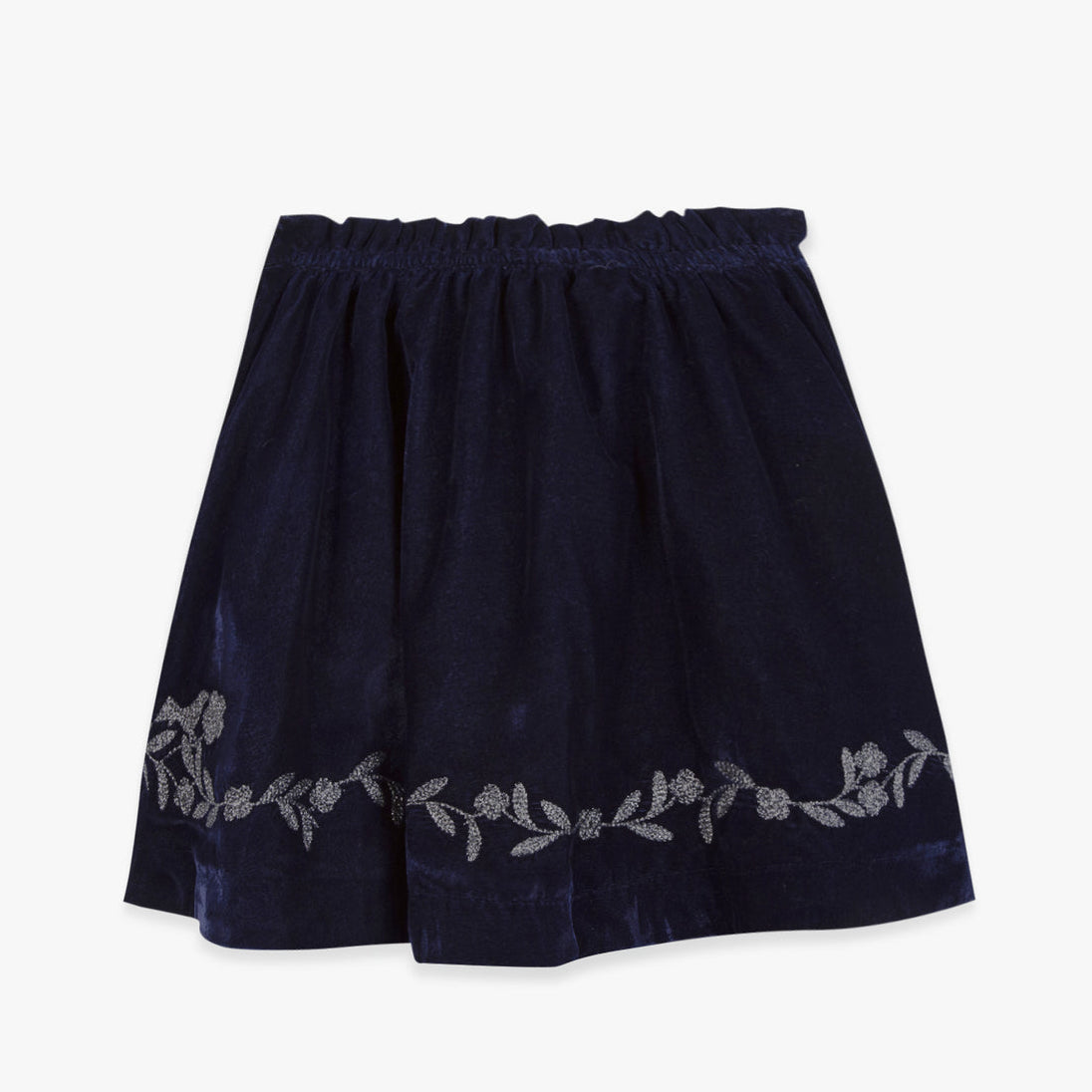 Samtrock Misia in Dunkelblau