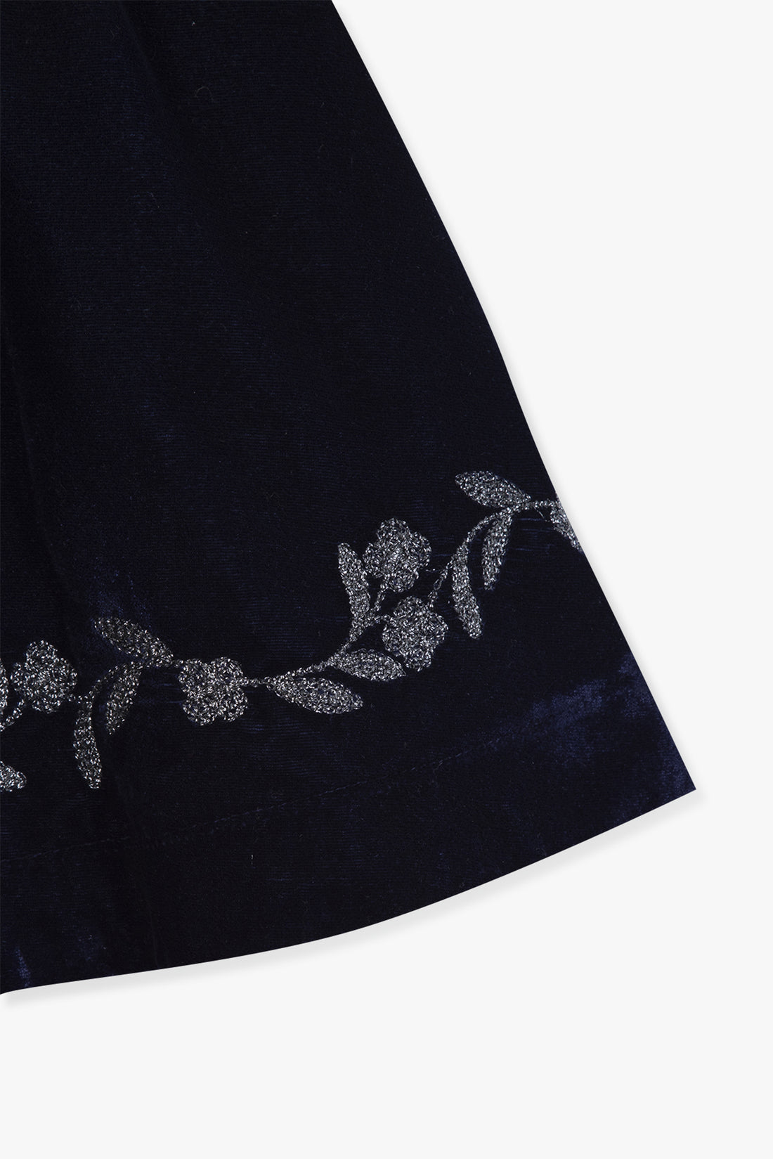 Samtrock Misia in Dunkelblau