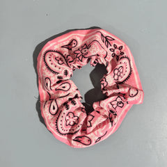 Scrunchie Bandana Print Diverse Farben