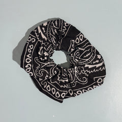 Scrunchie Bandana Print Diverse Farben