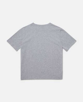 T-Shirt mit Einhorn Print in Grau