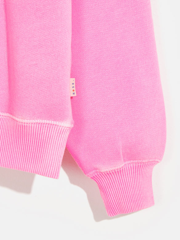 Sweatshirt Fadol in Neon Pink