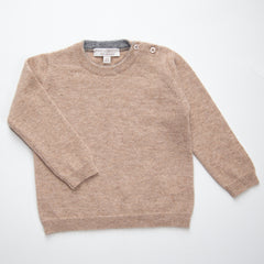 Baby Kaschmir Pullover Bob in Beige