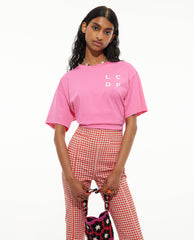 Oversized Logo T-Shirt in Pink