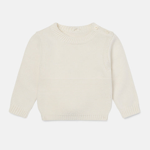 Baby Strickpullover mit Hasen-Motiv