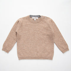 Baby Kaschmir Pullover Bob in Beige