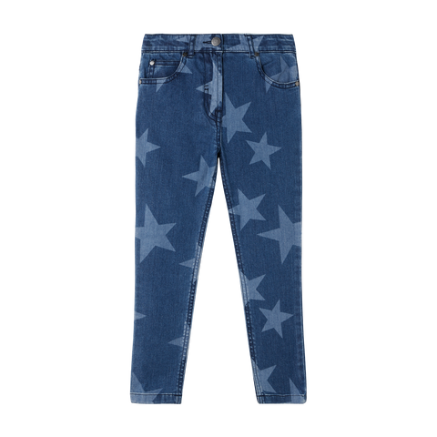Denim Jeans mit Sternen
