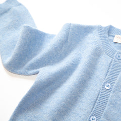 Kaschmir Cardigan Kim in Hellblau