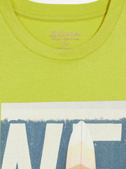 T-Shirt Kenny mit Print in Gelb